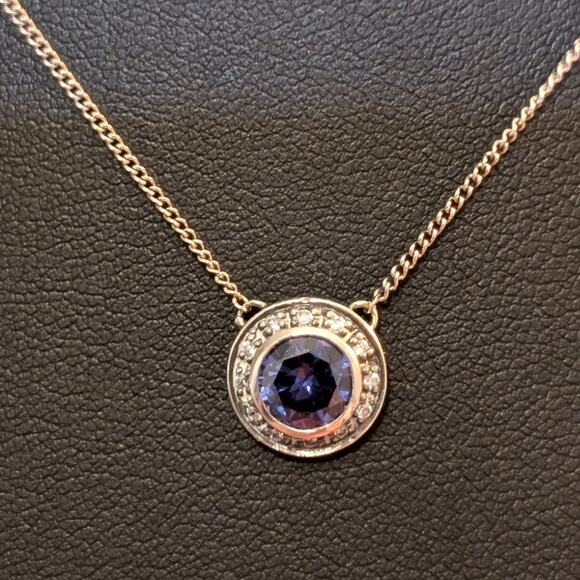 Retired Authentic Silpada Designs Alluring Azure Halo 925 Sterling Necklace - Picture 4 of 9